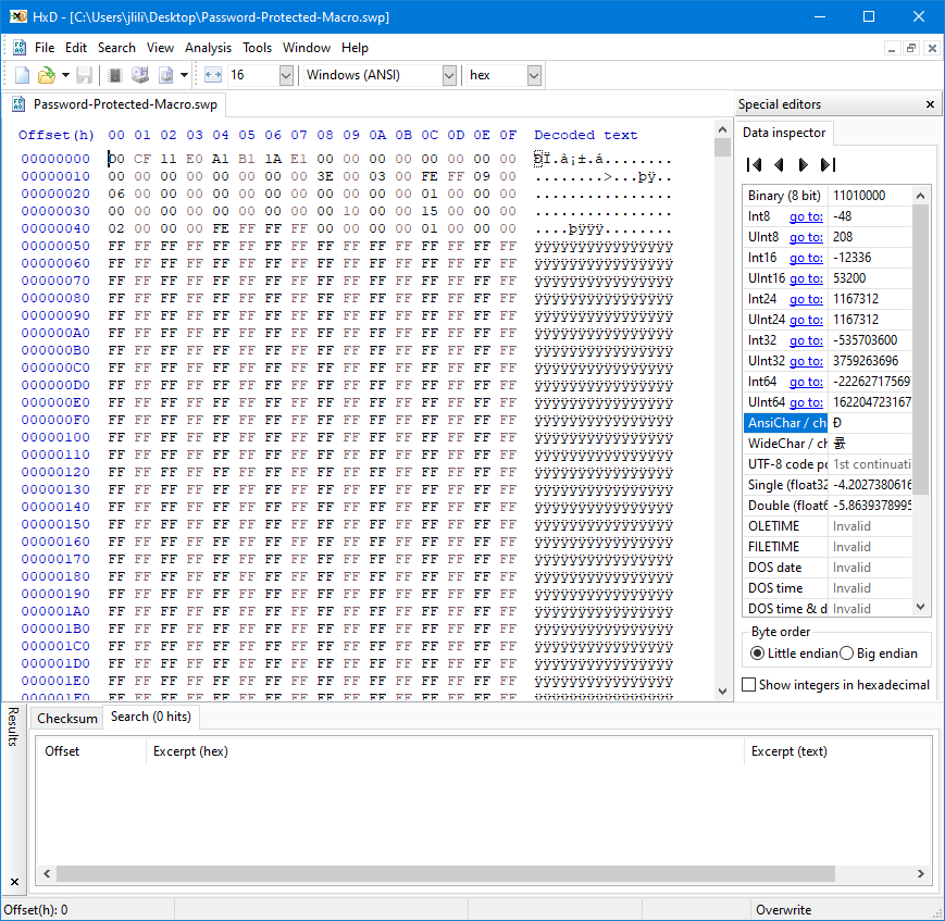 HEX editor