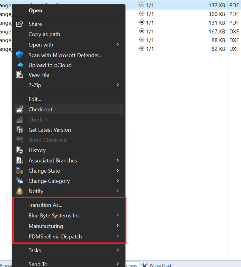 Creating Submenus in SOLIDWORKS PDM
