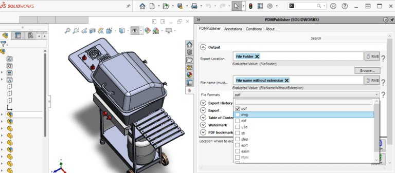 PDMPublisher for SOLIDWORKS