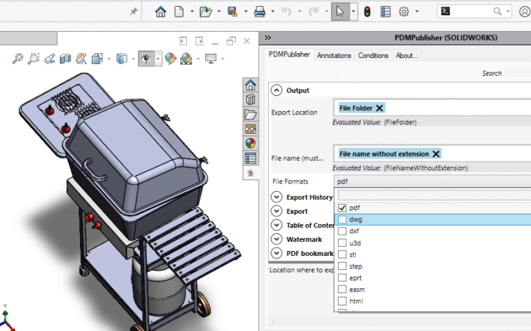 PDMPublisher for SOLIDWORKS