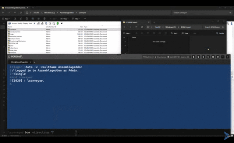 PDMShell BOM Command